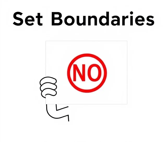 no for setting boundaries